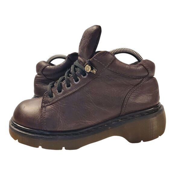 Vintage DR. MARTENS Boots 8542 Mens Size UK 7 US 8 Black Combat MADE IN ENGLAND main image 10